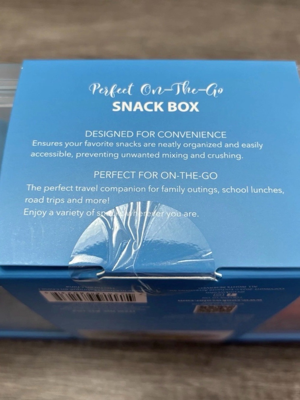 CWC Perfect On-The-Go Snack Box - Blue - Picture 4 of 6